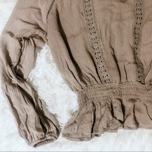 Brownish cute long sleeve
